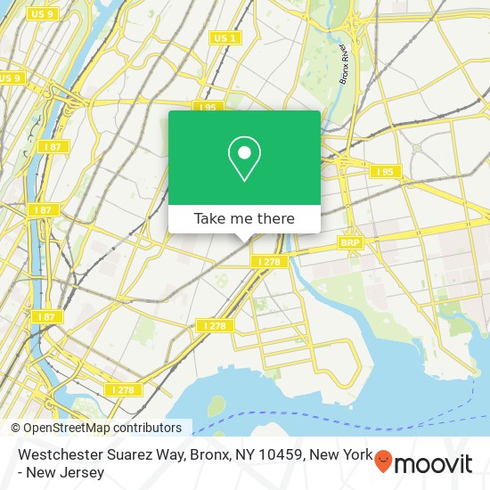 Westchester Suarez Way, Bronx, NY 10459 map