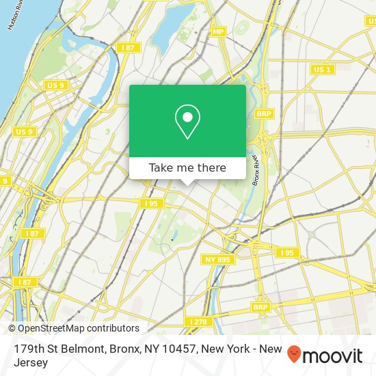 179th St Belmont, Bronx, NY 10457 map