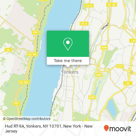 Hud RT-9A, Yonkers, NY 10701 map