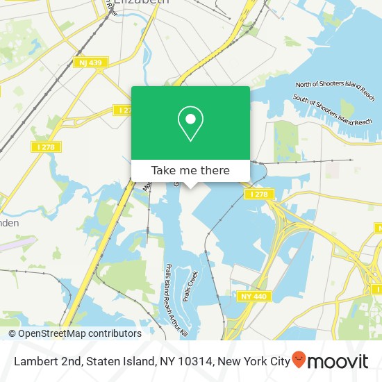 Mapa de Lambert 2nd, Staten Island, NY 10314