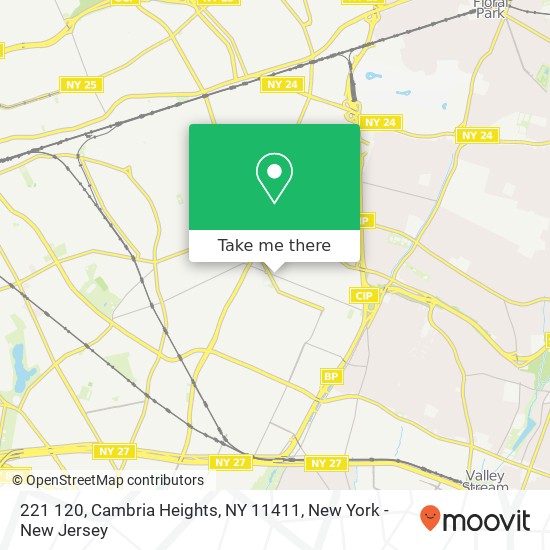 221 120, Cambria Heights, NY 11411 map