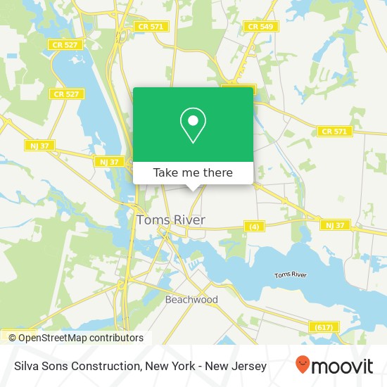 Mapa de Silva Sons Construction