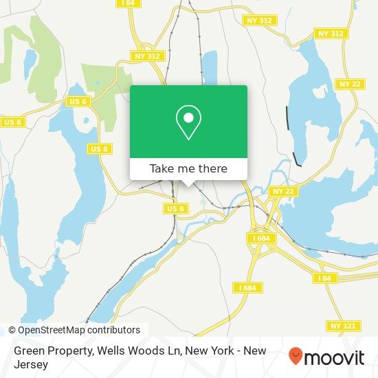 Mapa de Green Property, Wells Woods Ln