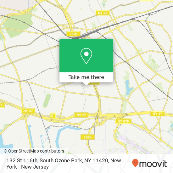 132 St 116th, South Ozone Park, NY 11420 map