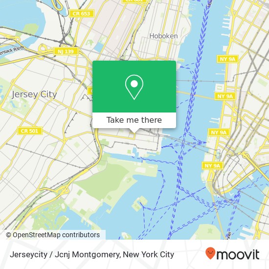 Mapa de Jerseycity / Jcnj Montgomery