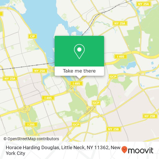Mapa de Horace Harding Douglas, Little Neck, NY 11362