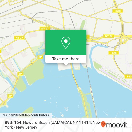 Mapa de 89th 164, Howard Beach (JAMAICA), NY 11414