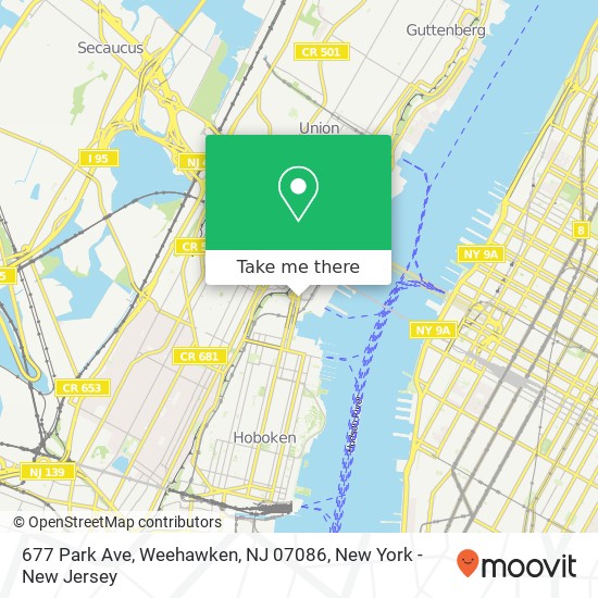 677 Park Ave, Weehawken, NJ 07086 map