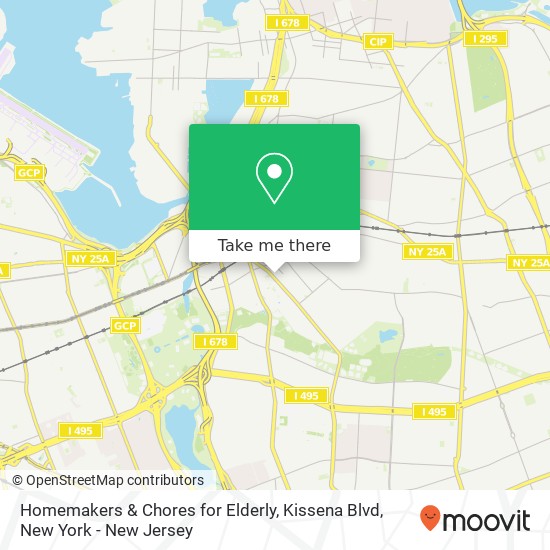 Homemakers & Chores for Elderly, Kissena Blvd map