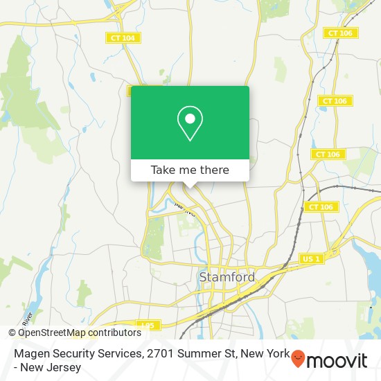 Mapa de Magen Security Services, 2701 Summer St