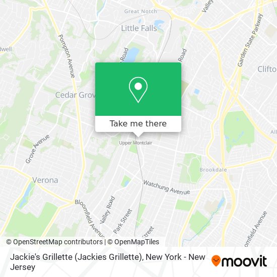 Jackie's Grillette (Jackies Grillette) map