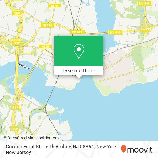 Gordon Front St, Perth Amboy, NJ 08861 map