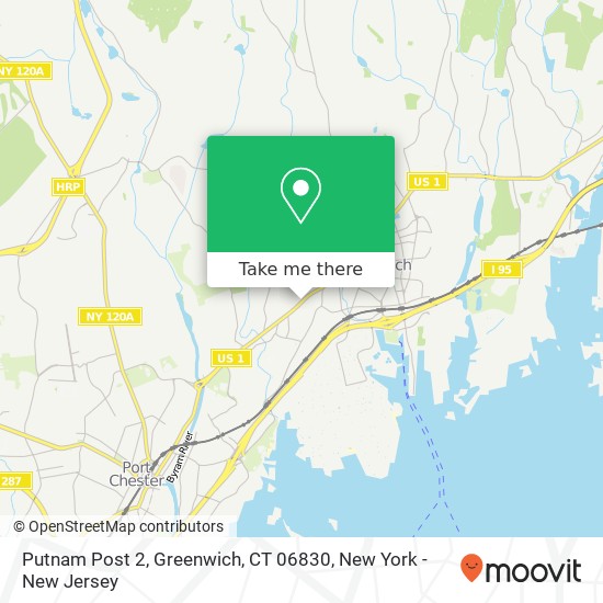 Mapa de Putnam Post 2, Greenwich, CT 06830