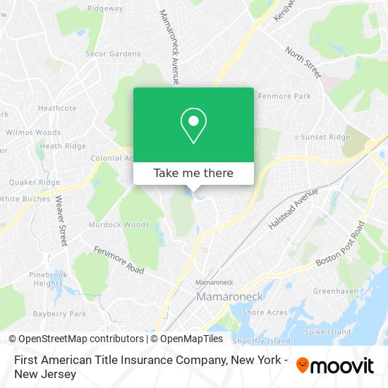 First American Title Insurance Company map