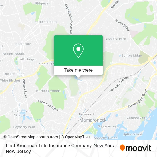 First American Title Insurance Company map