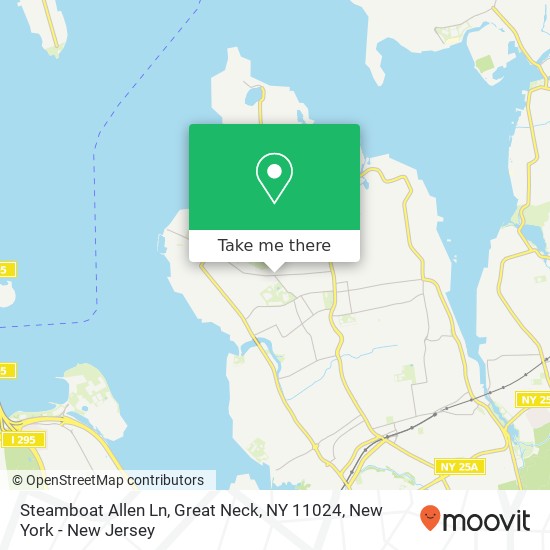 Steamboat Allen Ln, Great Neck, NY 11024 map