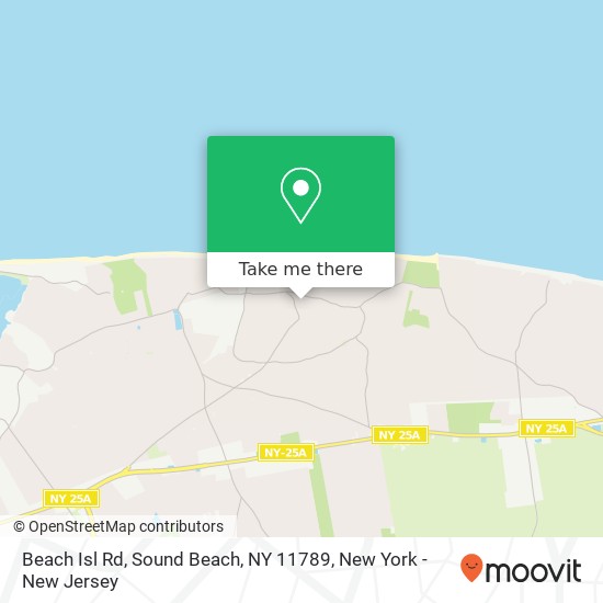 Mapa de Beach Isl Rd, Sound Beach, NY 11789