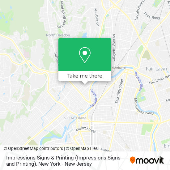 Impressions Signs & Printing map