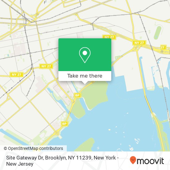Site Gateway Dr, Brooklyn, NY 11239 map
