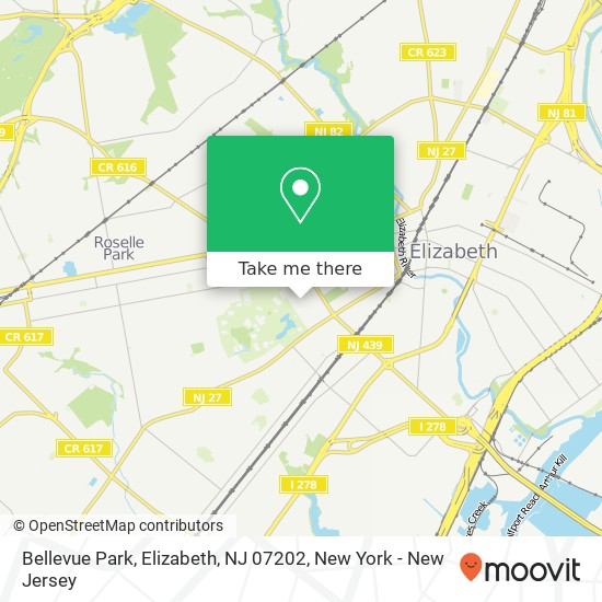 Bellevue Park, Elizabeth, NJ 07202 map