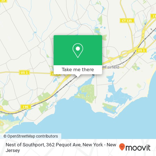 Nest of Southport, 362 Pequot Ave map