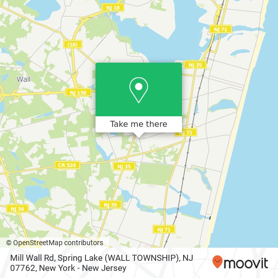 Mill Wall Rd, Spring Lake (WALL TOWNSHIP), NJ 07762 map