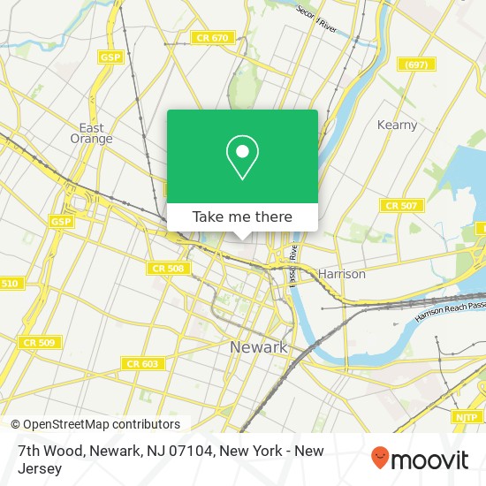 7th Wood, Newark, NJ 07104 map