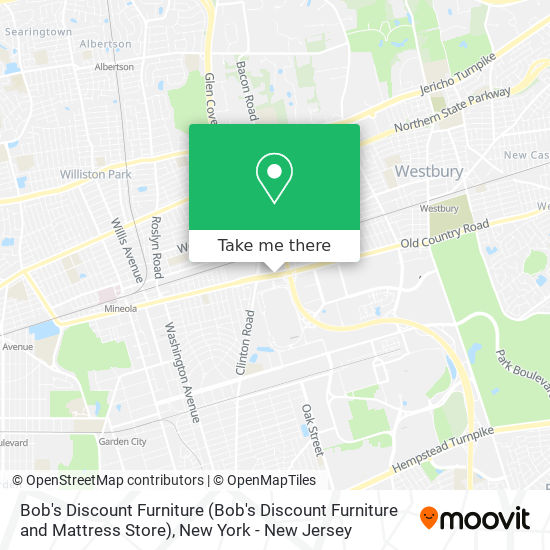 Bob's Discount Furniture (Bob's Discount Furniture and Mattress Store) map