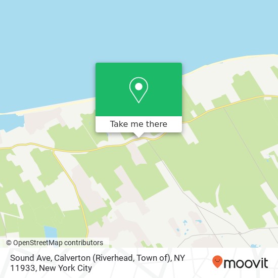 Mapa de Sound Ave, Calverton (Riverhead, Town of), NY 11933