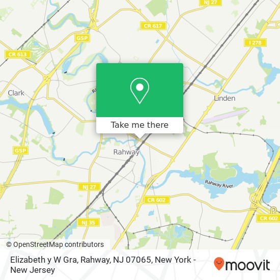 Elizabeth y W Gra, Rahway, NJ 07065 map