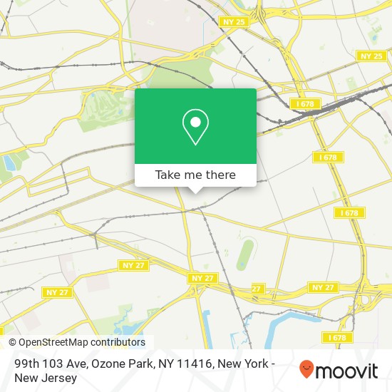 99th 103 Ave, Ozone Park, NY 11416 map