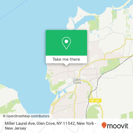 Mapa de Miller Laurel Ave, Glen Cove, NY 11542