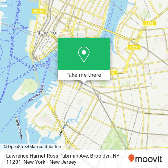 Lawrence Harriet Ross Tubman Ave, Brooklyn, NY 11201 map