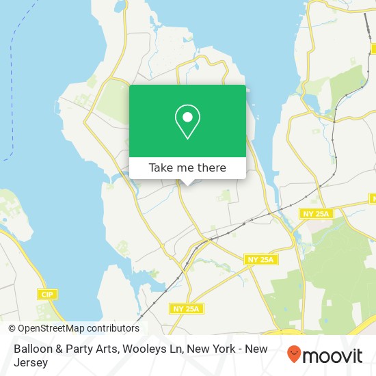 Mapa de Balloon & Party Arts, Wooleys Ln