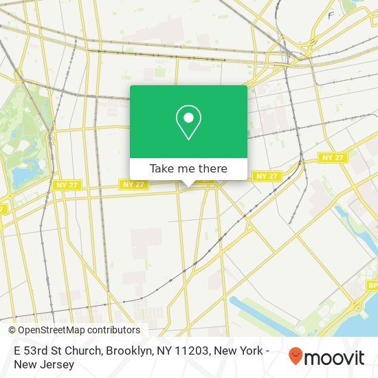 E 53rd St Church, Brooklyn, NY 11203 map