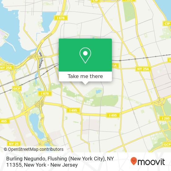 Burling Negundo, Flushing (New York City), NY 11355 map
