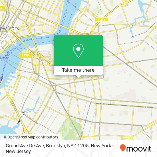 Grand Ave De Ave, Brooklyn, NY 11205 map