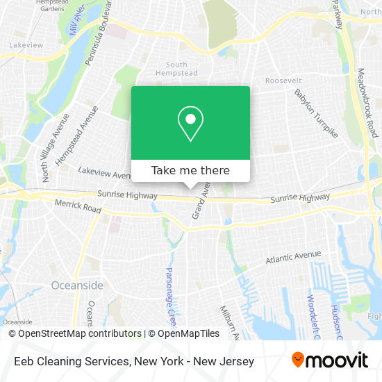 Eeb Cleaning Services map