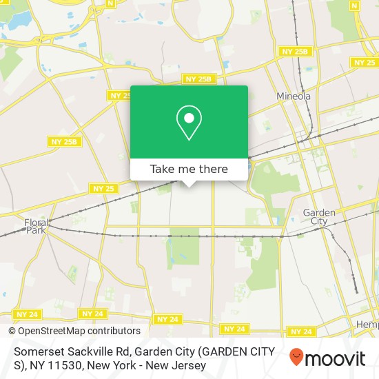 Somerset Sackville Rd, Garden City (GARDEN CITY S), NY 11530 map