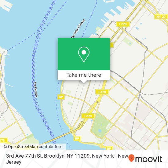 3rd Ave 77th St, Brooklyn, NY 11209 map