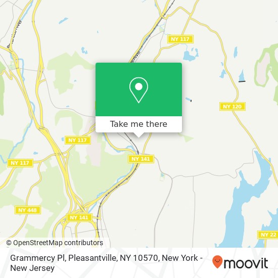 Mapa de Grammercy Pl, Pleasantville, NY 10570