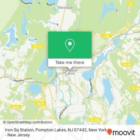 Mapa de Iron Sq Station, Pompton Lakes, NJ 07442
