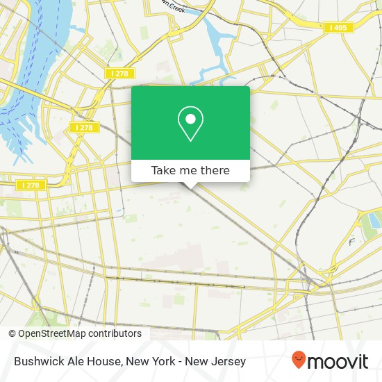 Bushwick Ale House map