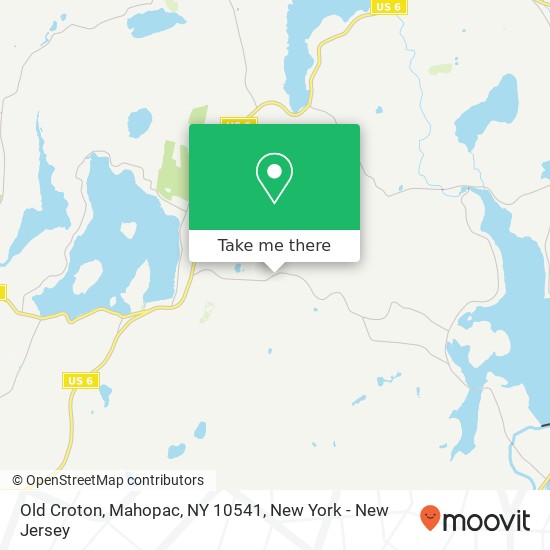 Mapa de Old Croton, Mahopac, NY 10541