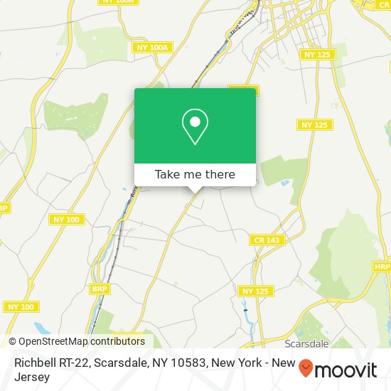 Richbell RT-22, Scarsdale, NY 10583 map