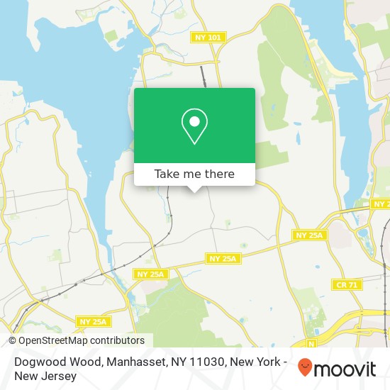 Mapa de Dogwood Wood, Manhasset, NY 11030