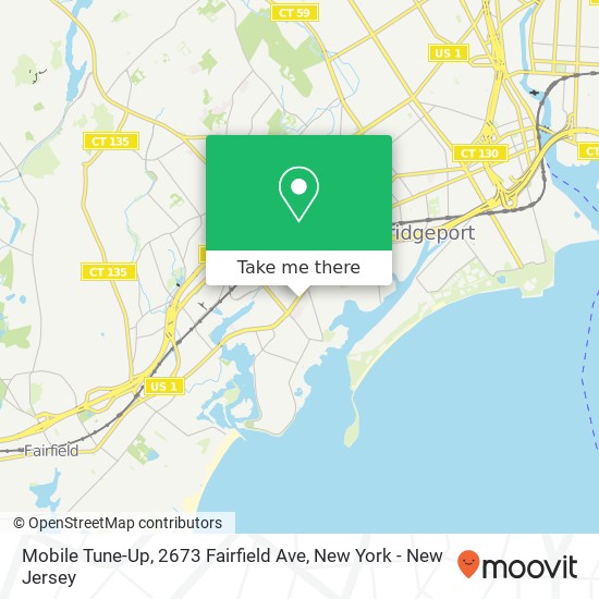 Mapa de Mobile Tune-Up, 2673 Fairfield Ave