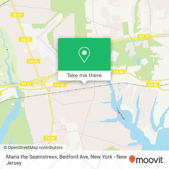 Maria the Seamstress, Bedford Ave map