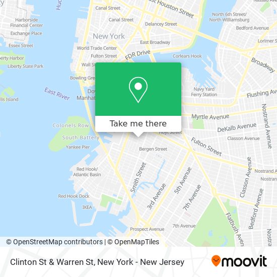 Mapa de Clinton St & Warren St