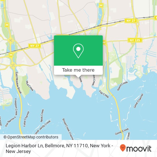 Legion Harbor Ln, Bellmore, NY 11710 map